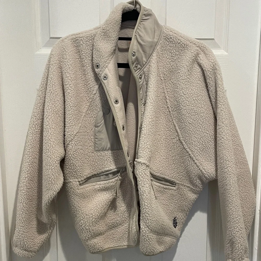 Free People Hit The Slopes Fleece Jacket - Picture 4 of 7